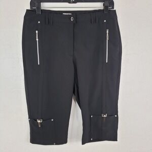 Jamie Sadock Shorts Women's Size 6 Golf Activewear Stretch Zip Pockets